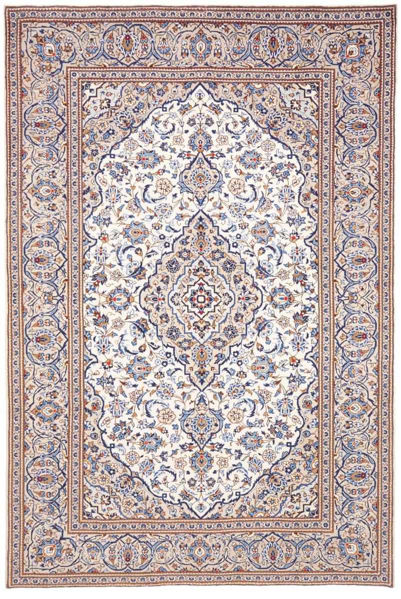 Persisk tæppe Keshan 296x199 296x199, Persisk tæppe Knyttet i hånden