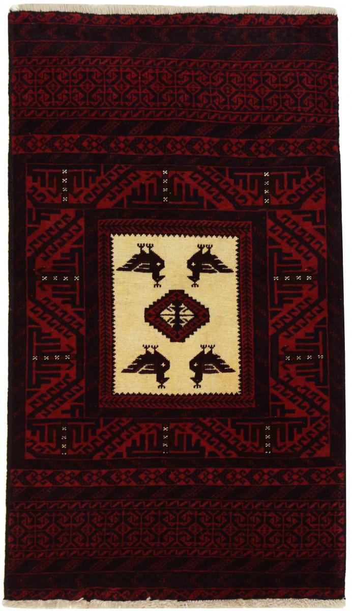 Persisk tæppe Beluch 153x87 153x87, Persisk tæppe Knyttet i hånden