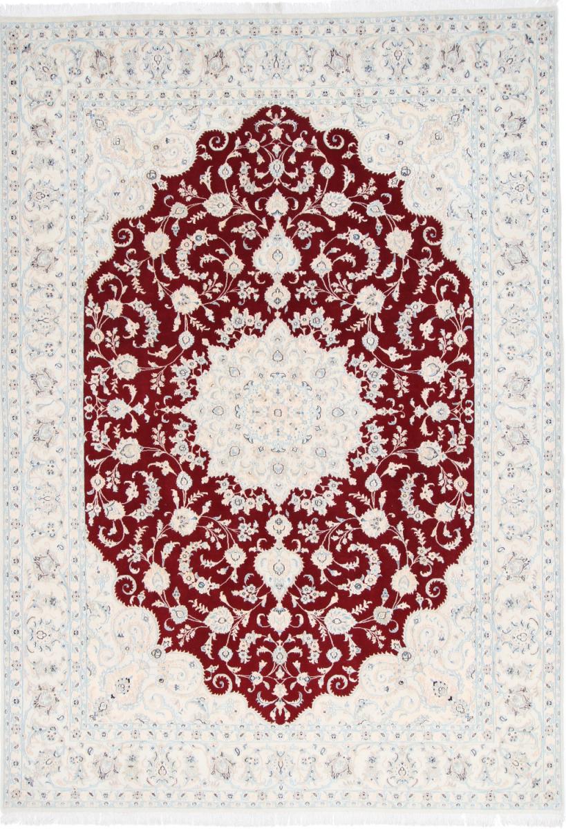 Persisk tæppe Nain 9La 348x245 348x245, Persisk tæppe Knyttet i hånden