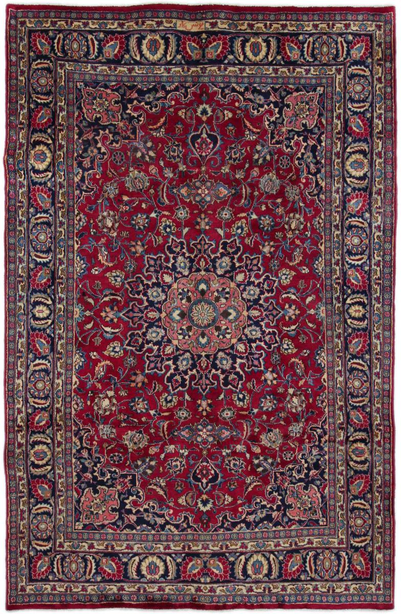 Persisk tæppe Mashhad 309x199 309x199, Persisk tæppe Knyttet i hånden