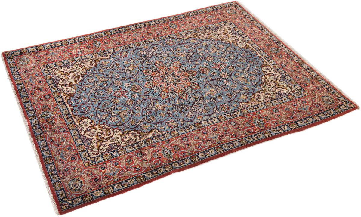 Isfahan Old Signed Silk Warp - 1