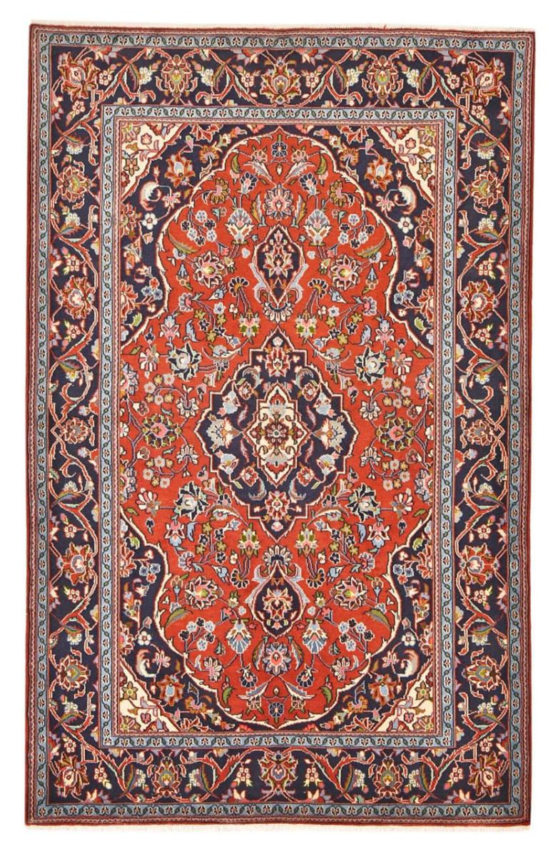 Persian Rug Keshan 6'11"x4'5" 6'11"x4'5", Persian Rug Knotted by hand