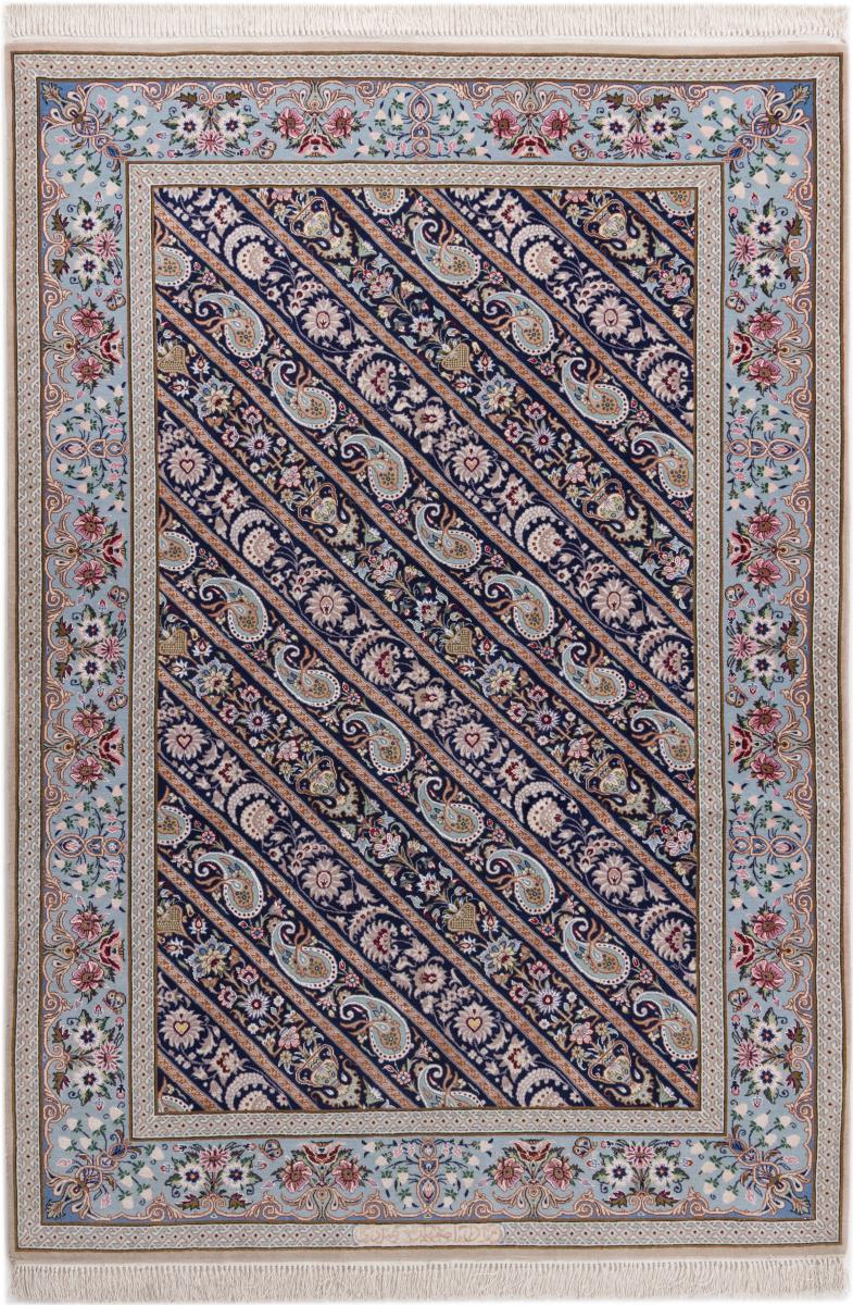 Covor persan Isfahan Urzeală de Mătase Emadi 173x120 173x120, Covor persan Lucrate de mână