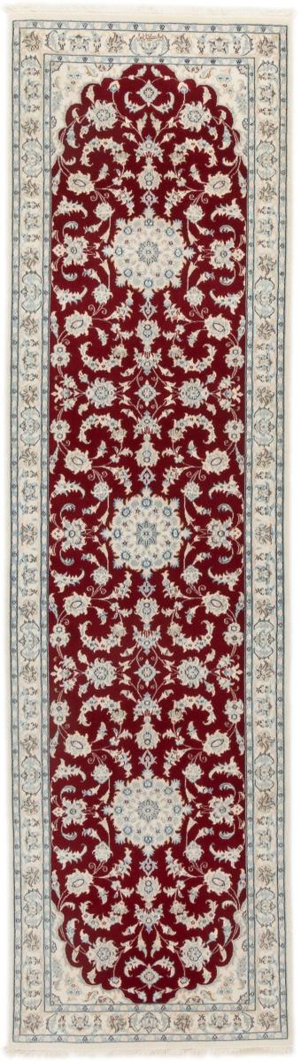 Tappeto persiano Nain 9La 301x79 301x79, Tappeto persiano Annodato a mano