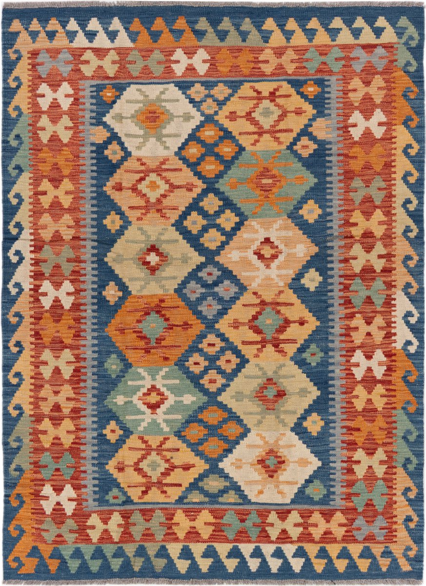 Tapis afghan Kilim Afghan 177x132 177x132, Tapis persan Tissé à la main