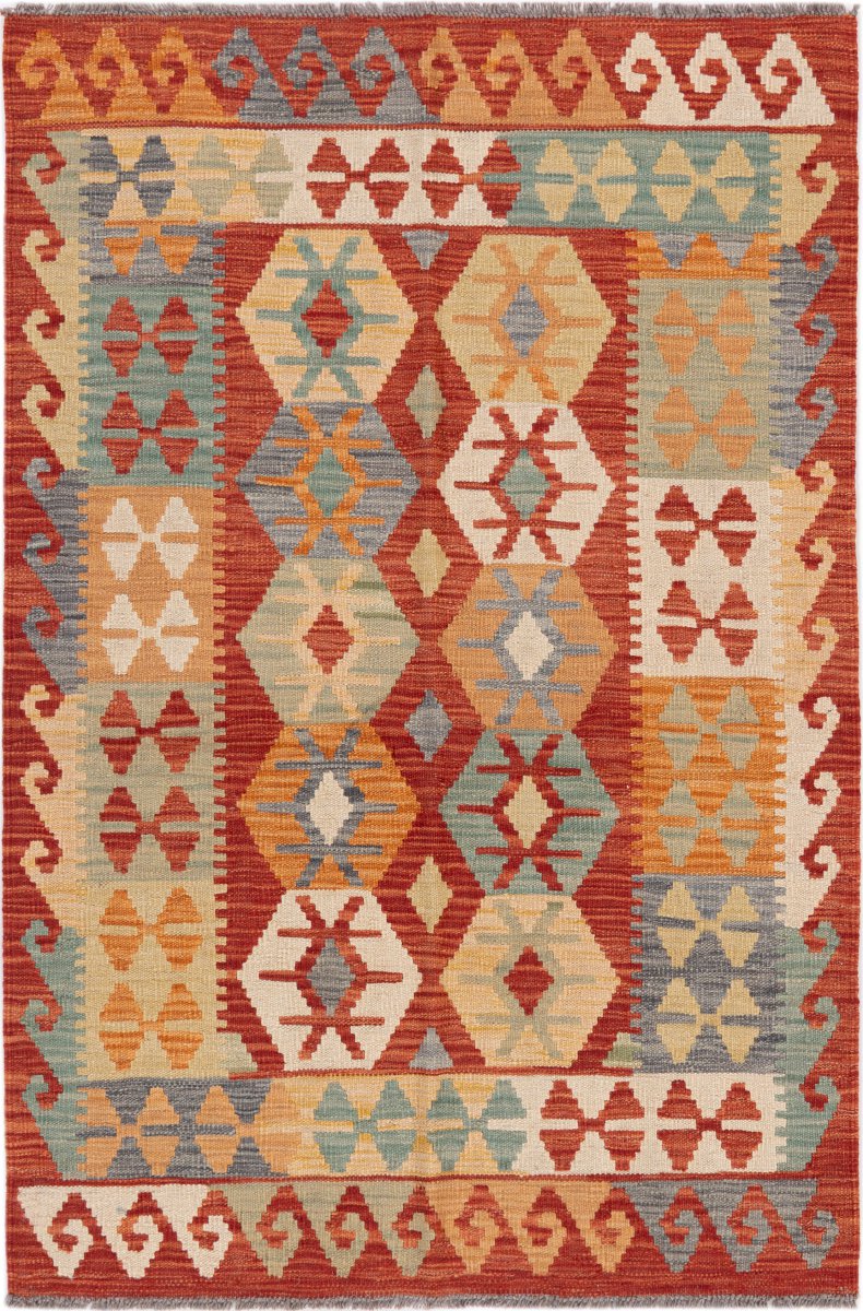 Afghaans tapijt Kilim Afghan 150x101 150x101, Perzisch tapijt Handgeweven
