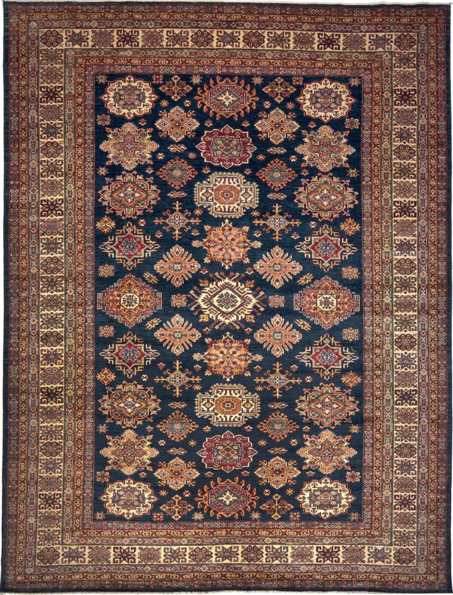 Πακιστανικό χαλί Kazak 370x282 370x282, Περσικό χαλί Οι κόμποι έγιναν με το χέρι