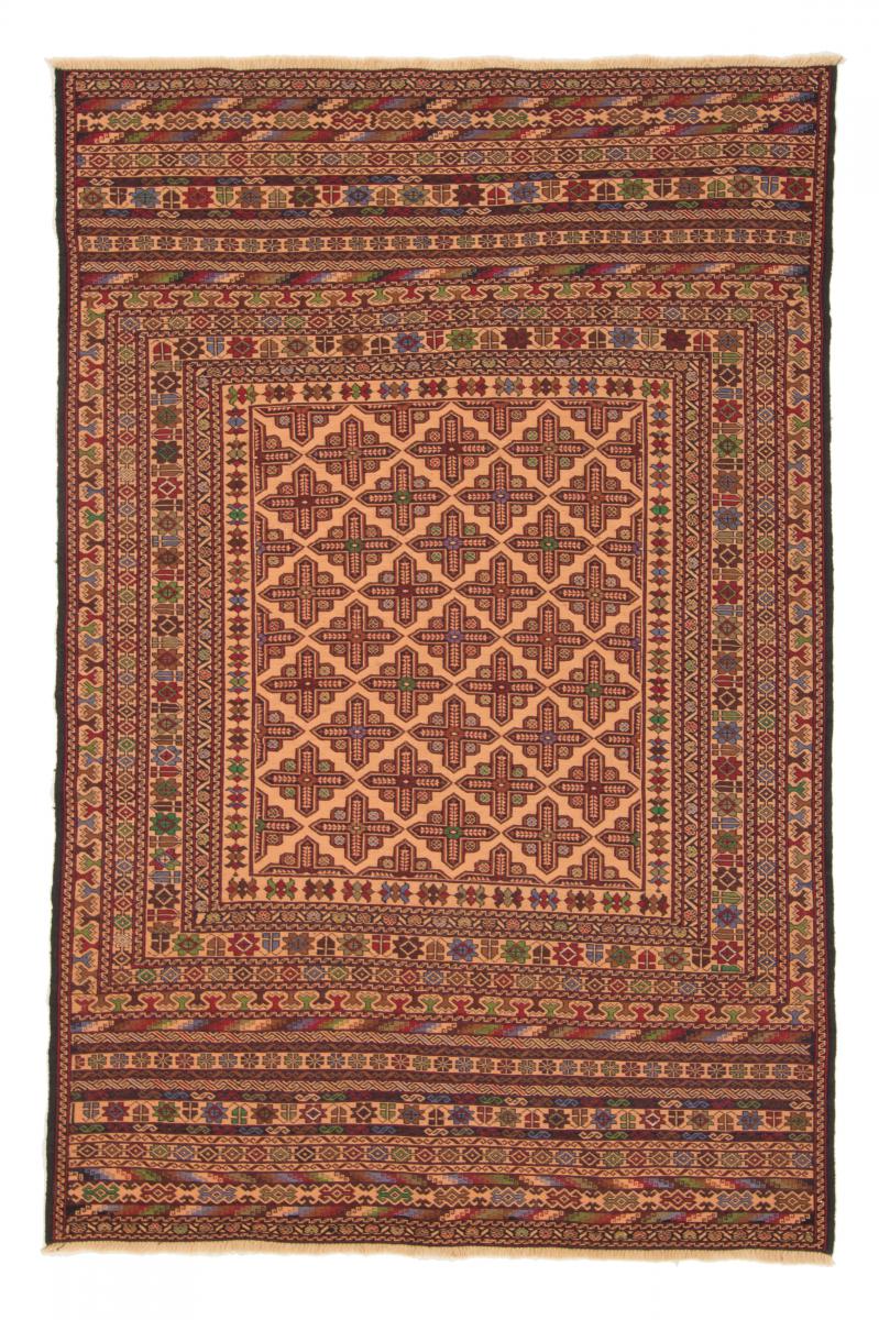 Tapete afegão Kilim Nimbaft 193x125 193x125, Tapete persa Atado à mão