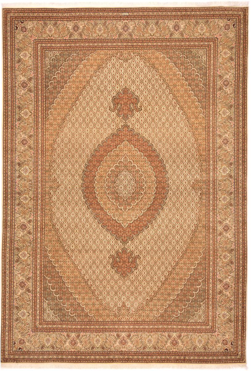 Tapete persa Tabriz Mahi 50Raj 367x255 367x255, Tapete persa Atado à mão