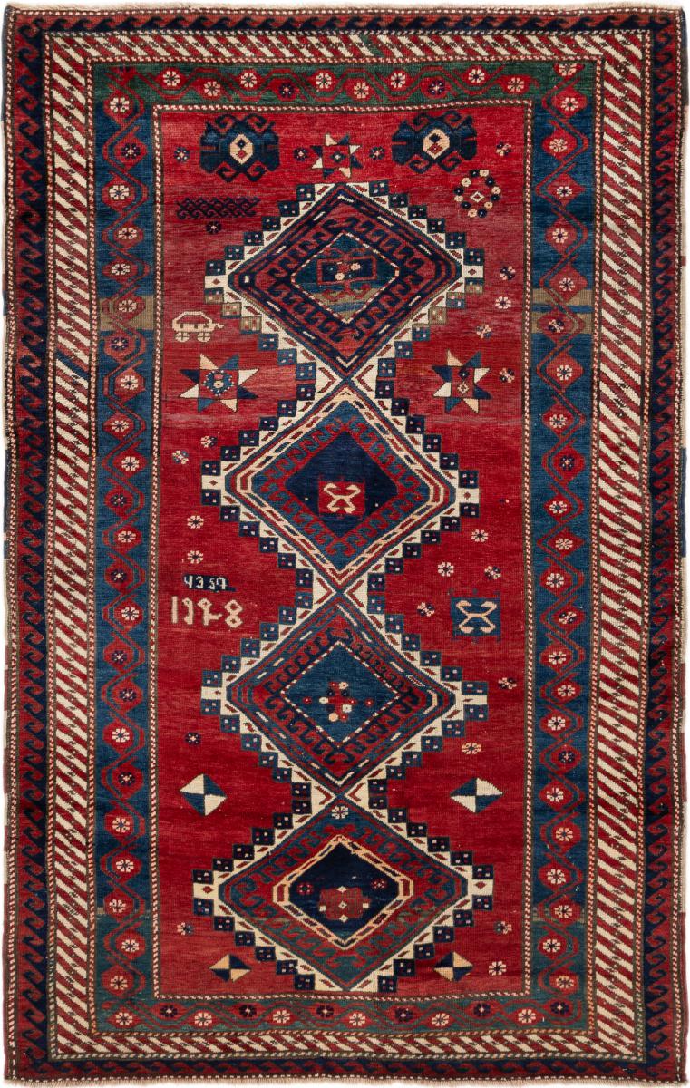 Russian rug Kazak Old 215x137 215x137, Persian Rug Knotted by hand