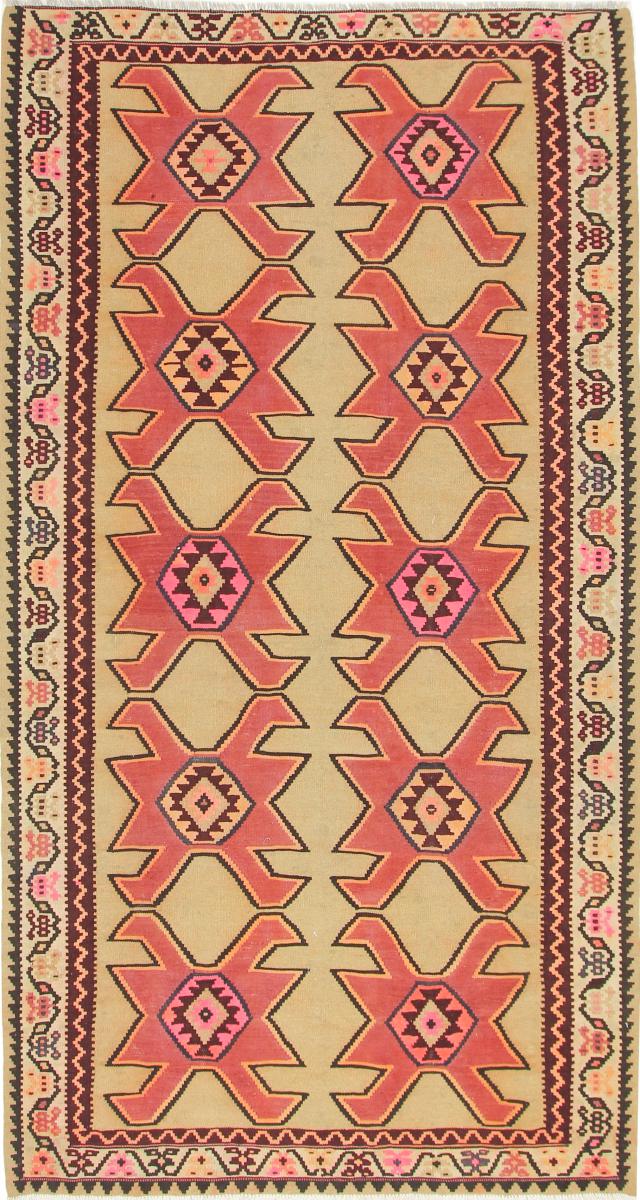 Tapete persa Kilim Fars Azerbaijan Antigo 10'3"x5'5" 10'3"x5'5", Tapete persa Tecido à mão