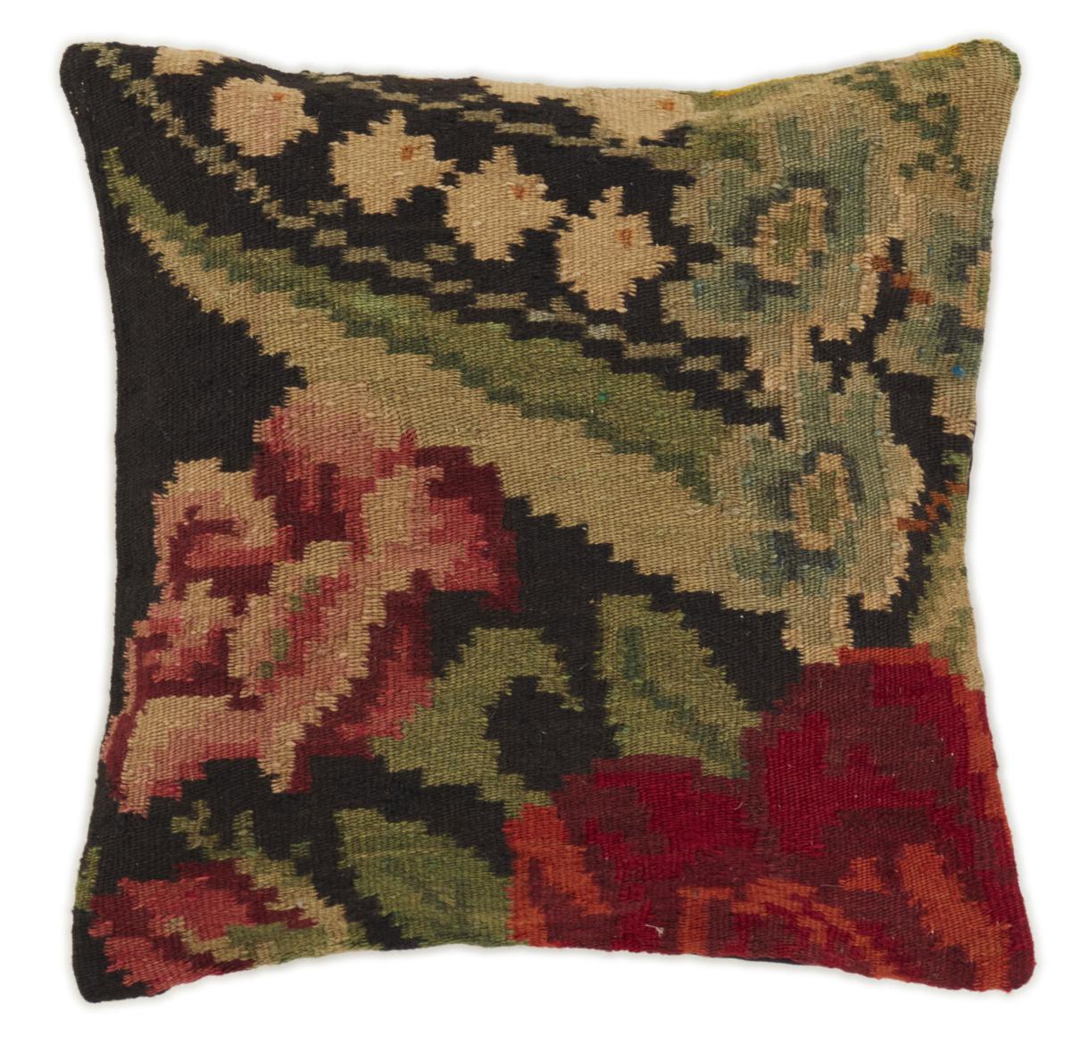 Tappeto indiano Rosen Kilim Kissen 49x49 49x49, Tappeto persiano Tessuto a mano