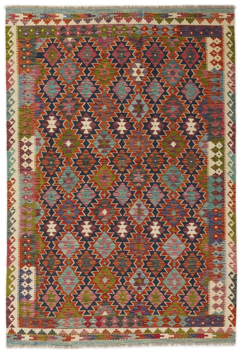 Afghanska mattan Kilim Afghan 253x172 253x172, Persisk matta handvävd 