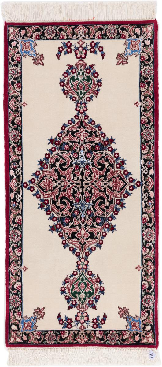 Tappeto persiano Nain 6La Ordito in Seta 121x55 121x55, Tappeto persiano Annodato a mano