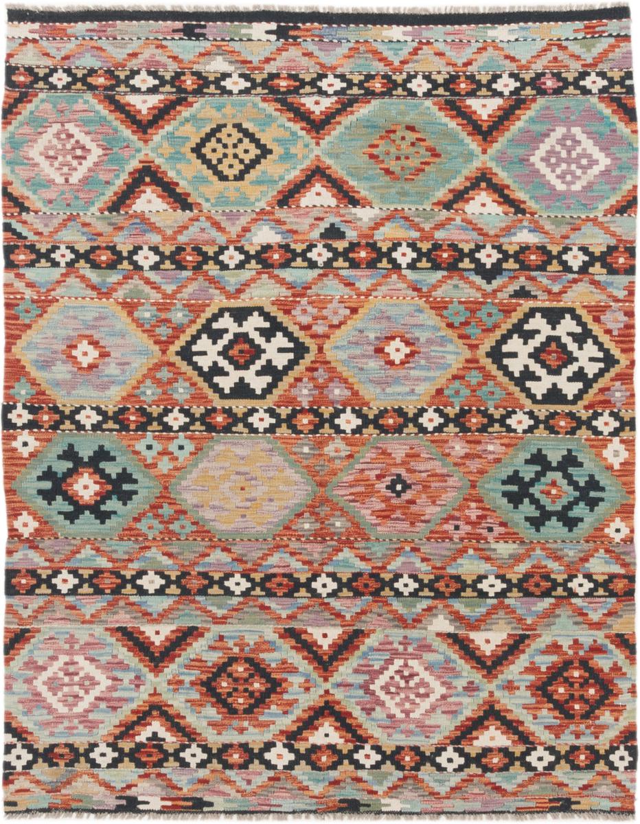 Tapete afegão Kilim Afegão 195x154 195x154, Tapete persa Tecido à mão