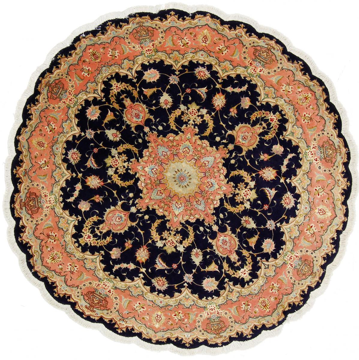 Tapete persa Tabriz 60Raj 149x151 149x151, Tapete persa Atado à mão