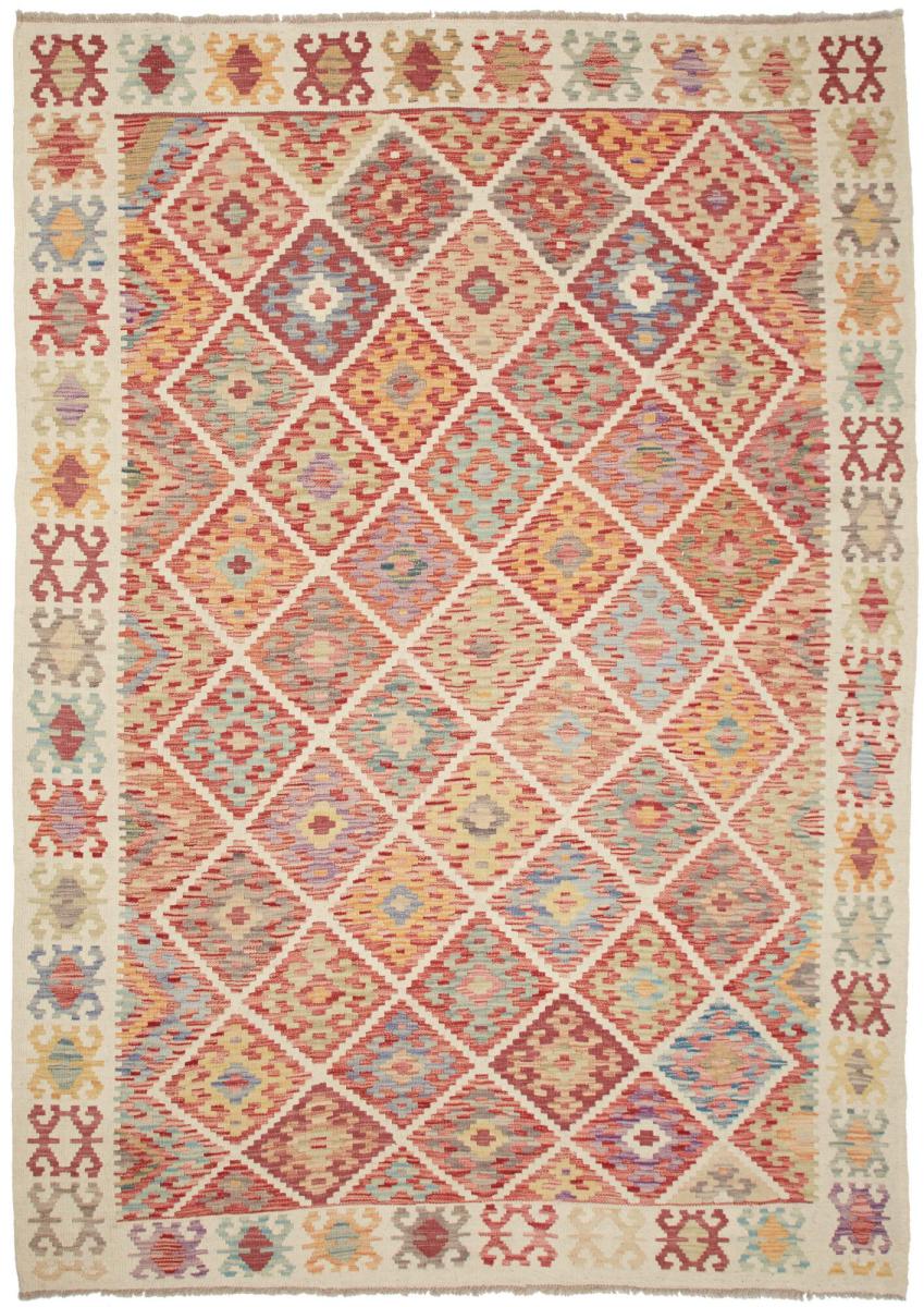 Tapete afegão Kilim Afegão 254x181 254x181, Tapete persa Tecido à mão