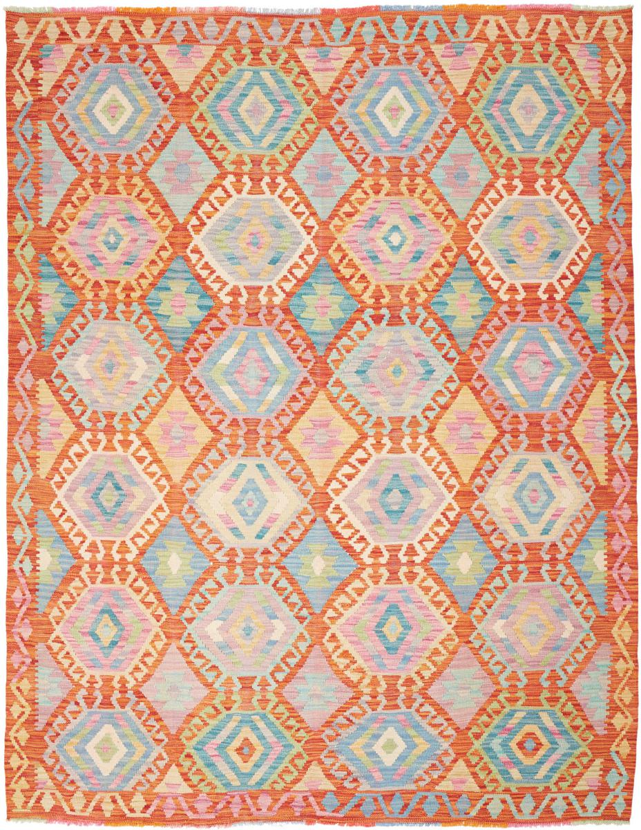Tapis afghan Kilim Afghan 234x178 234x178, Tapis persan Tissé à la main