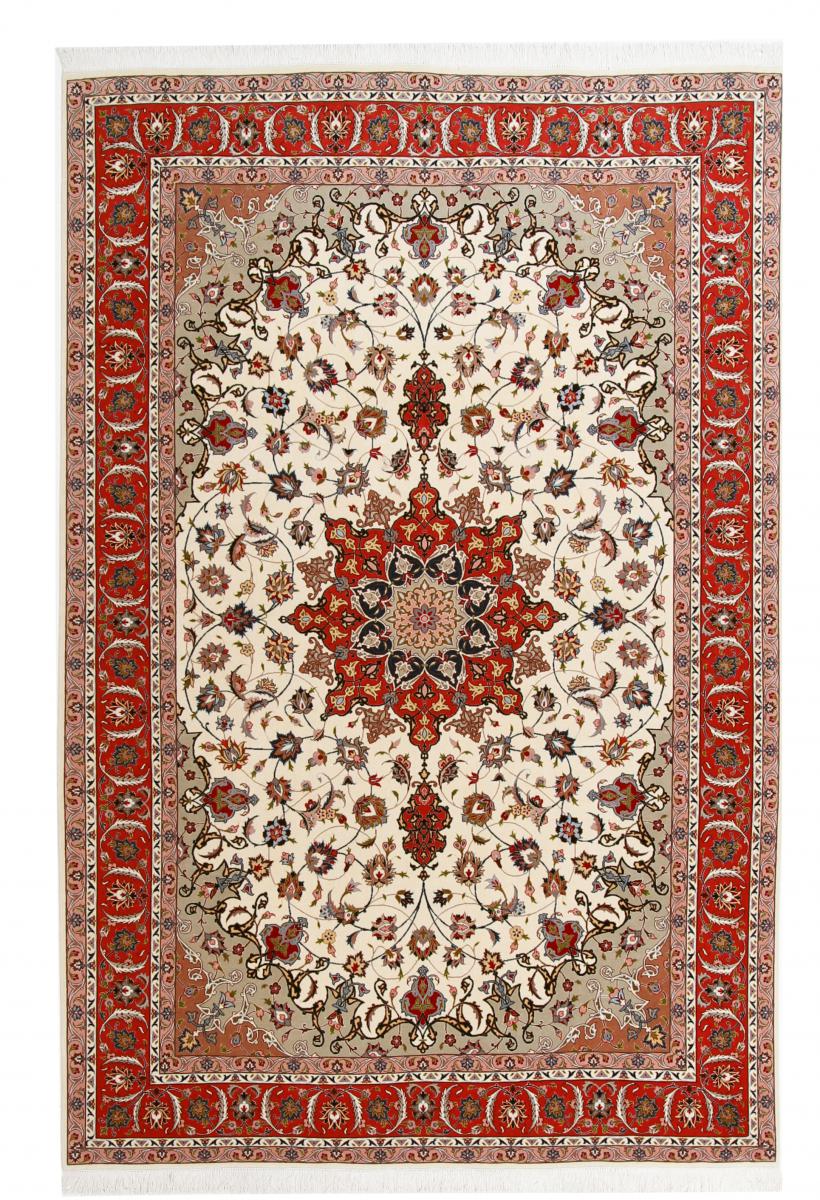 Tapete persa Tabriz 50Raj 306x201 306x201, Tapete persa Atado à mão