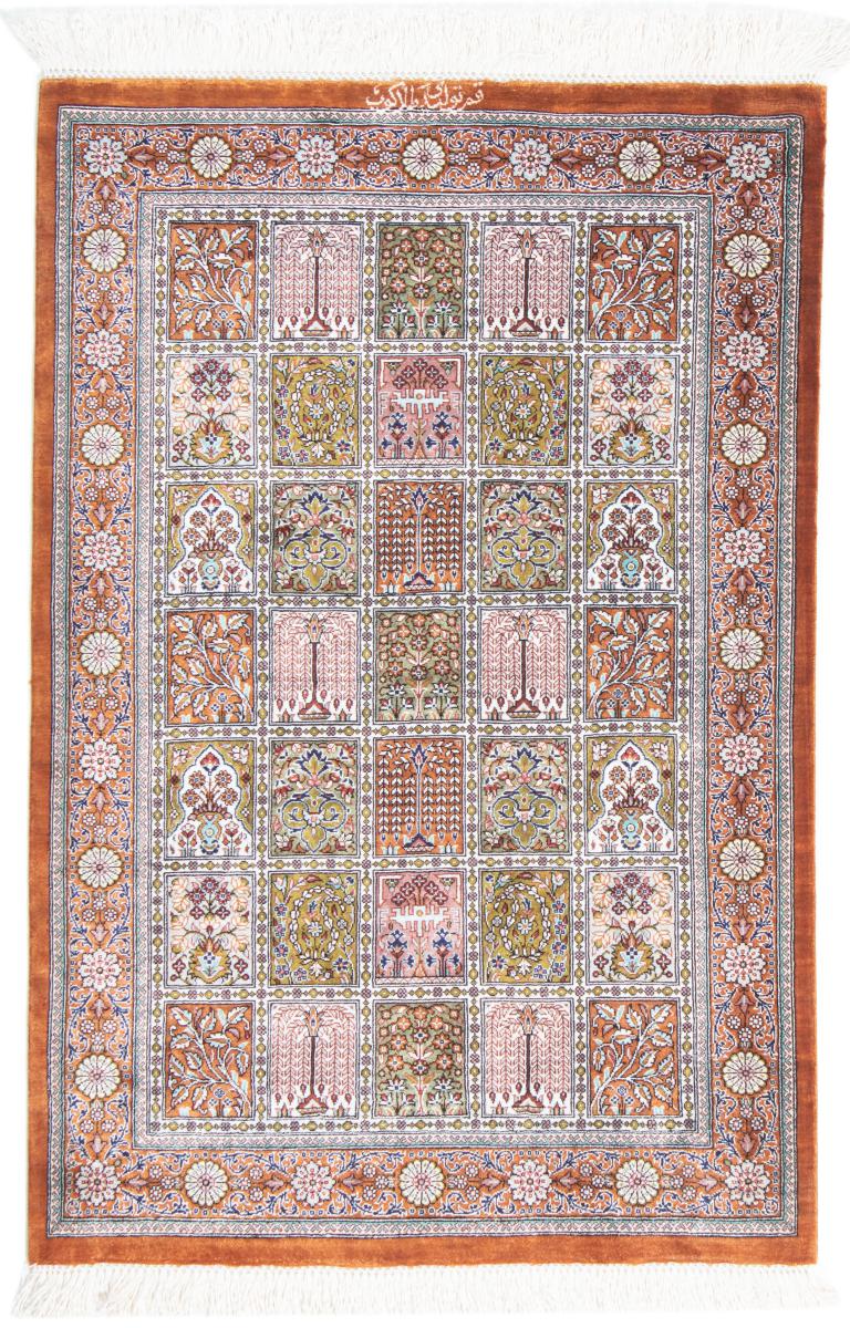 Perzsa szőnyeg Ghom Selyem 91x58 91x58, Perzsa szőnyeg Kézzel csomózva