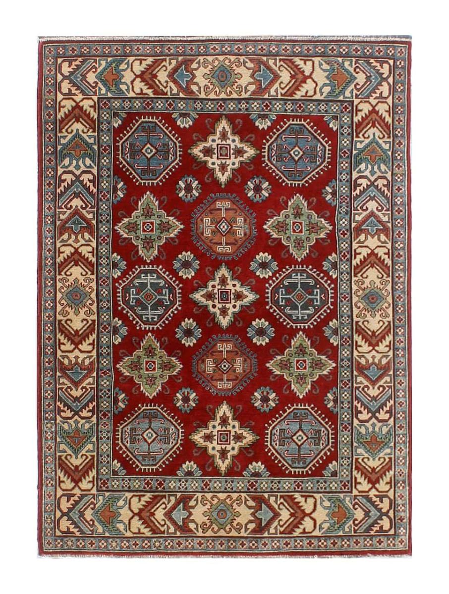 Afghansk tæppe Kazak Ghazni 203x151 203x151, Persisk tæppe Knyttet i hånden