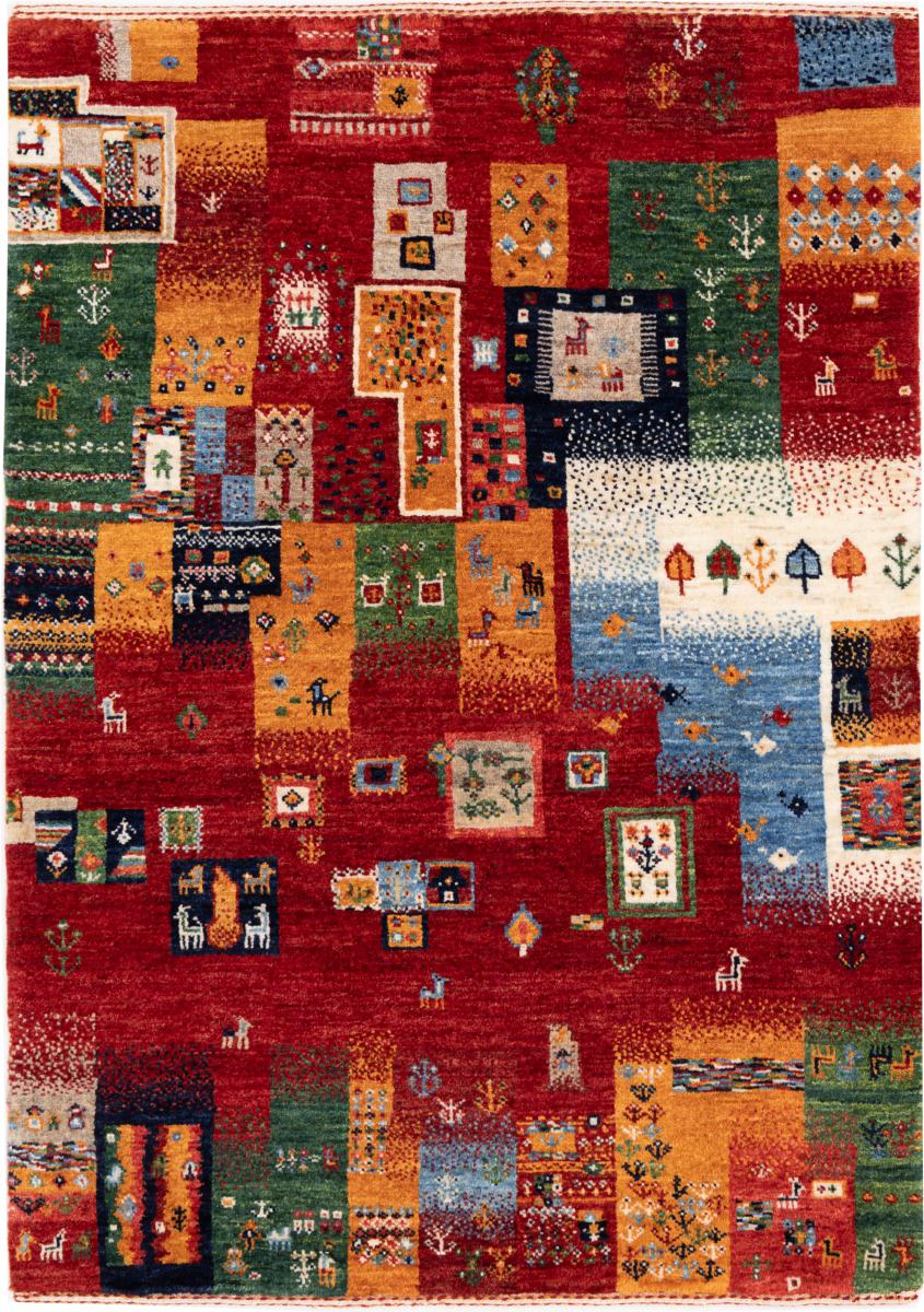 Perzisch tapijt Perzisch Gabbeh Loribaft Nowbaft 111x79 111x79, Perzisch tapijt Handgeknoopte