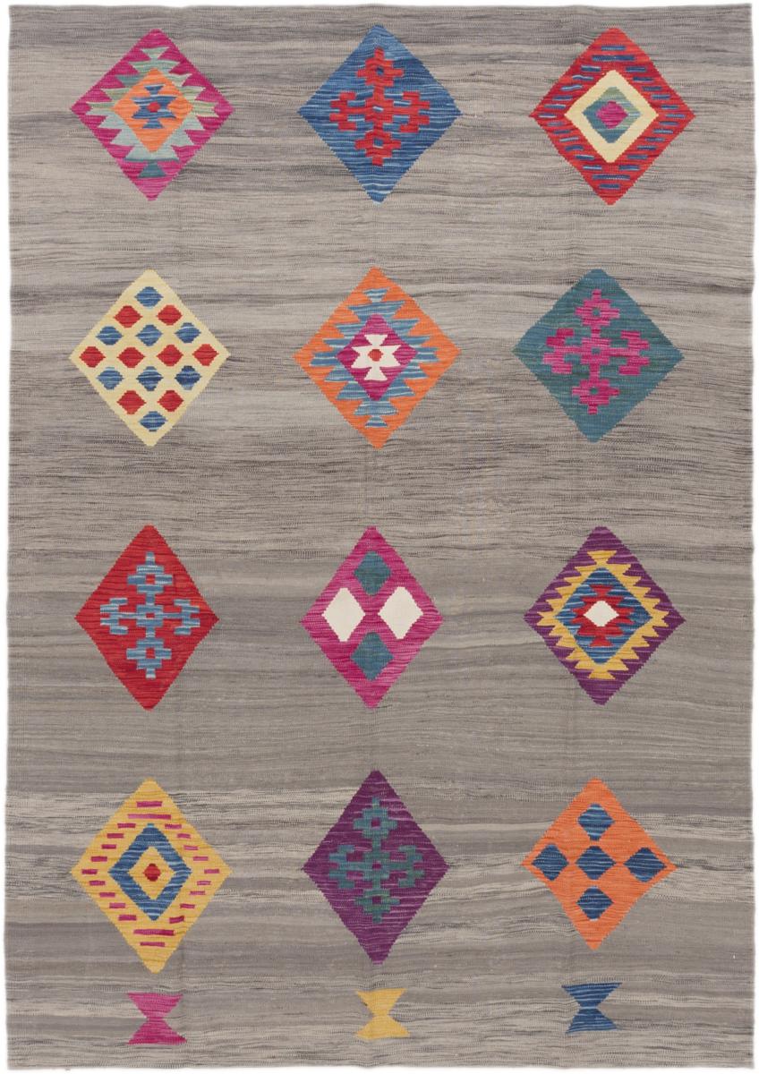 Tapete afegão Kilim Afegão Design 277x197 277x197, Tapete persa Tecido à mão