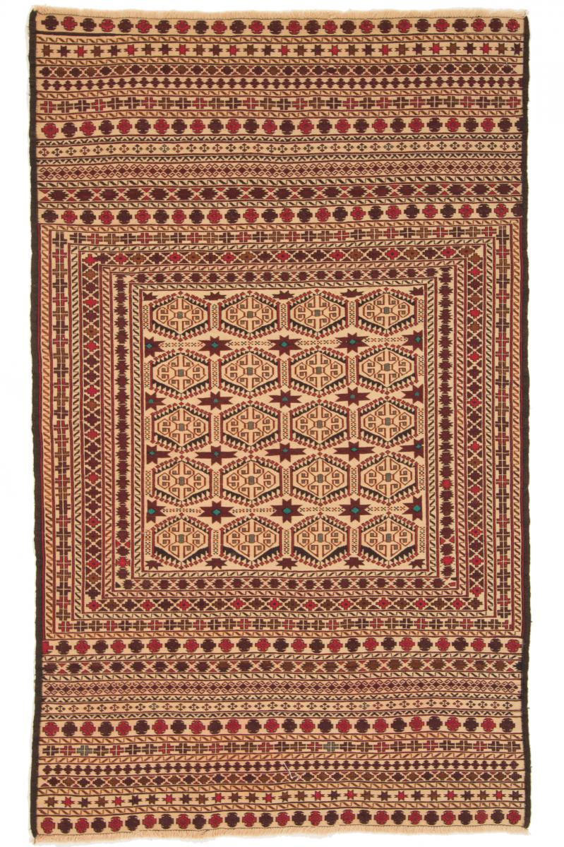 Tapete afegão Kilim Nimbaft 197x120 197x120, Tapete persa Atado à mão