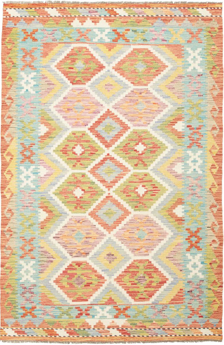 Afghanischer Teppich Kelim  Afghan 189x122 189x122, Perserteppich Handgewebt