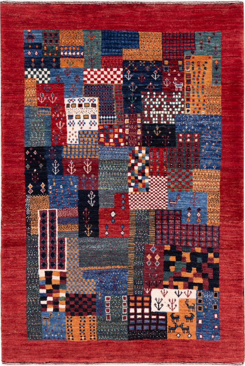 Perzisch tapijt Perzisch Gabbeh Loribaft Nowbaft 122x84 122x84, Perzisch tapijt Handgeknoopte