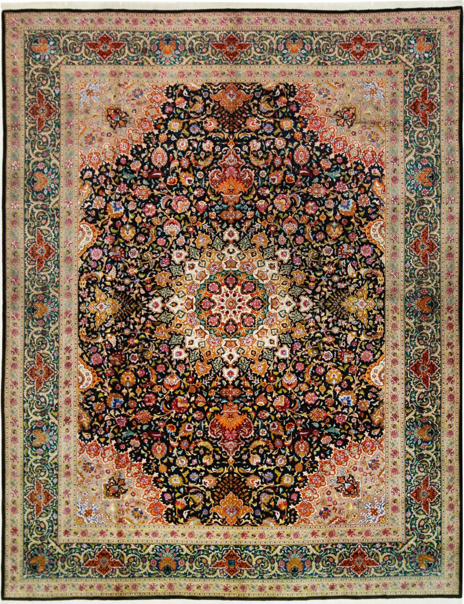 Tapis persan Tabriz 50Raj 391x306 391x306, Tapis persan Noué à la main