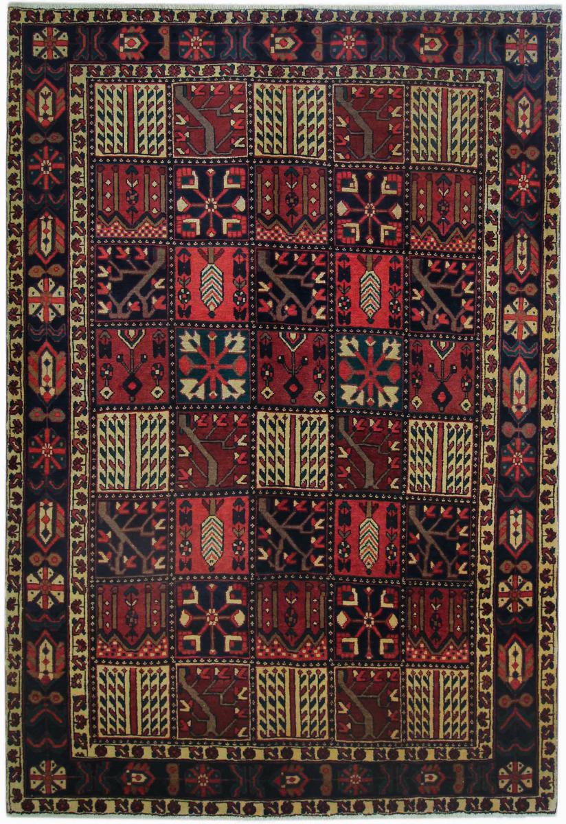 Perzisch tapijt Bakhtiari 306x209 306x209, Perzisch tapijt Handgeknoopte