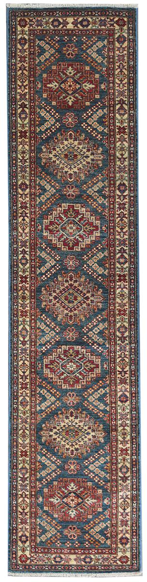 Afghan rug Kazak 298x66 298x66, Persian Rug Knotted by hand