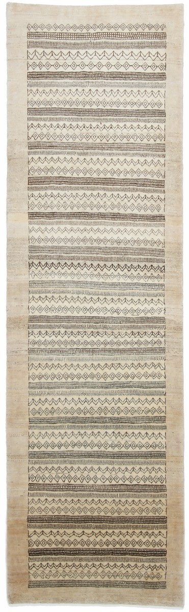 Persialainen matto Persia Gabbeh Loribaft 296x86 296x86, Persialainen matto Solmittu käsin