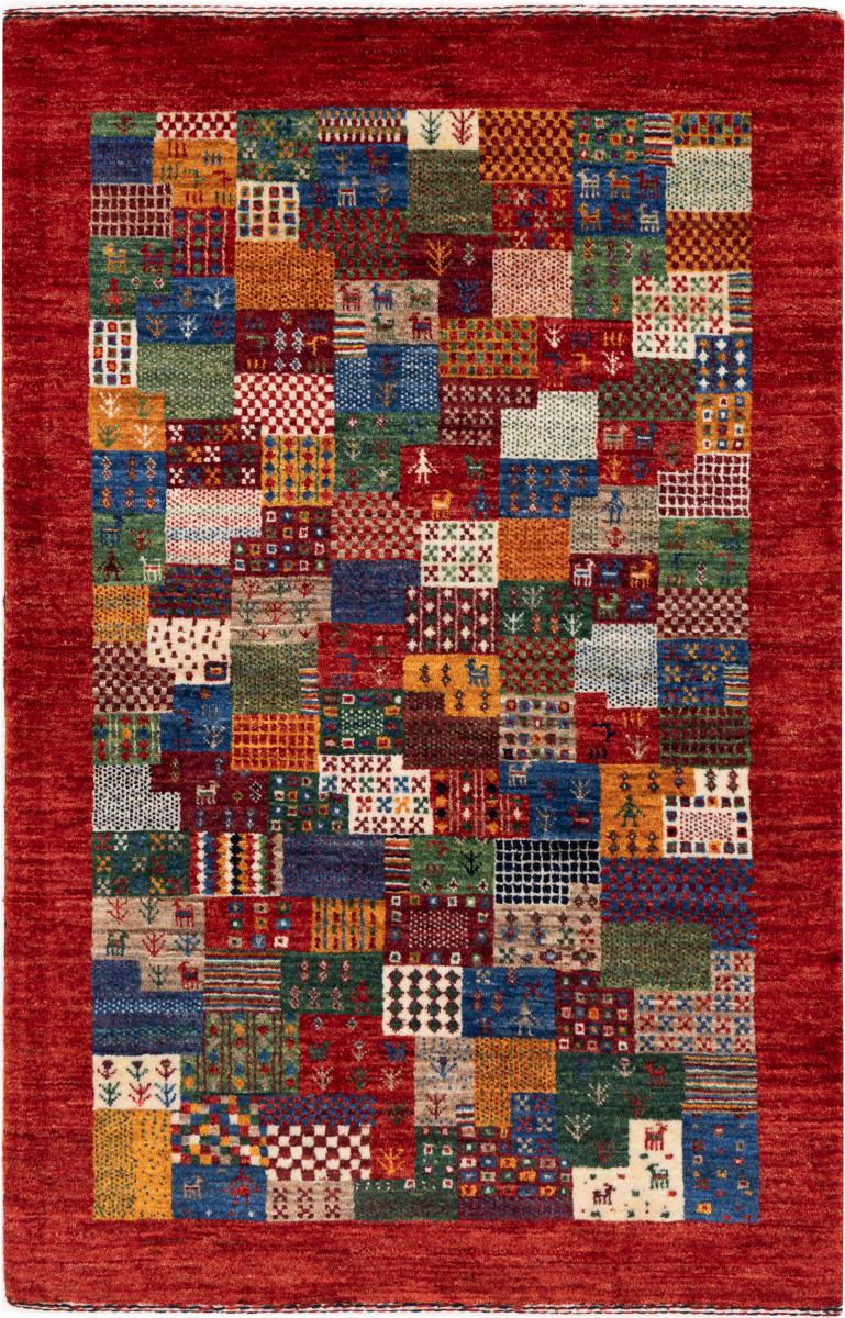 Perzisch tapijt Perzisch Gabbeh Loribaft Nowbaft 126x82 126x82, Perzisch tapijt Handgeknoopte