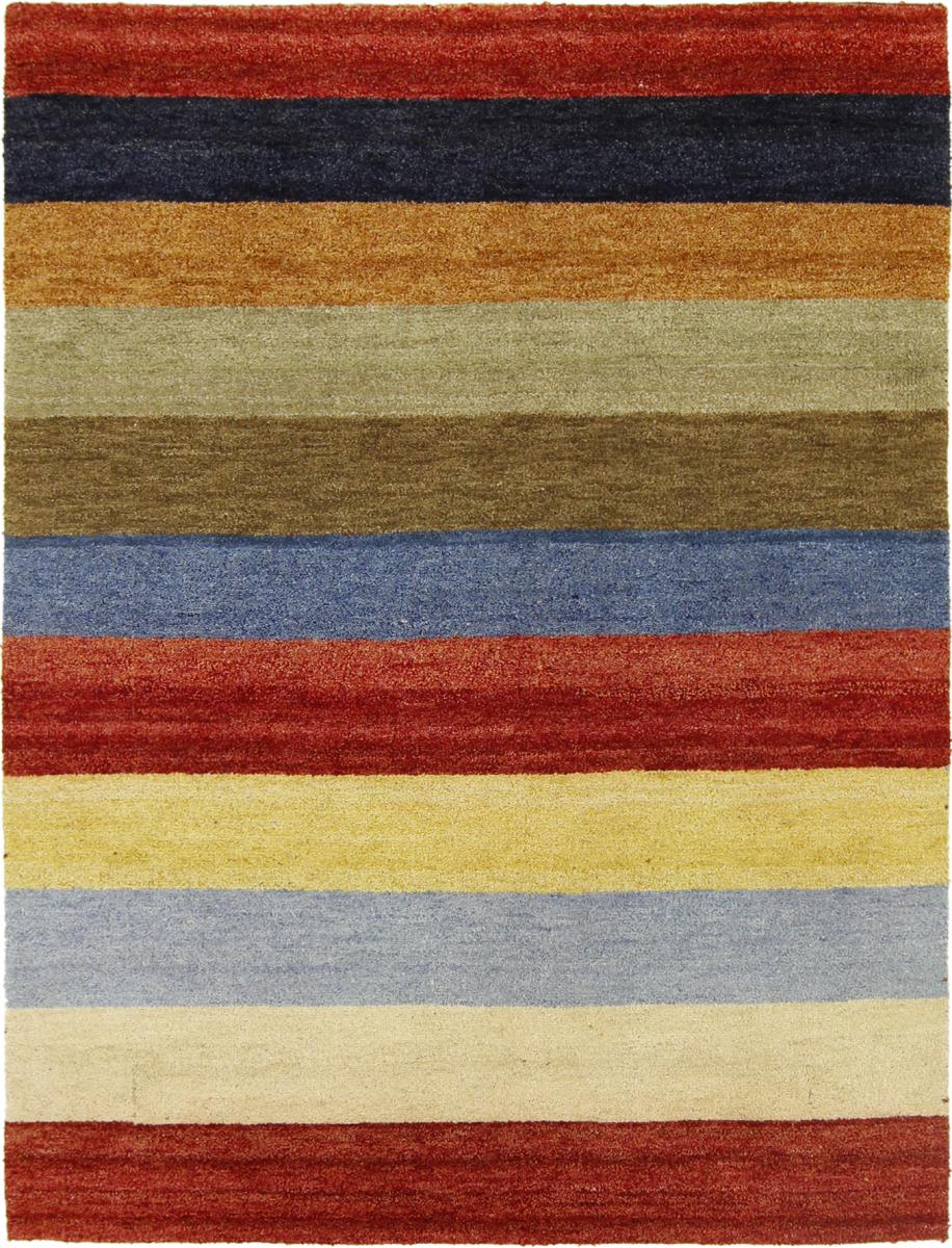 Alfombra india Gabbeh 199x141 199x141, Alfombra persa Anudado a mano