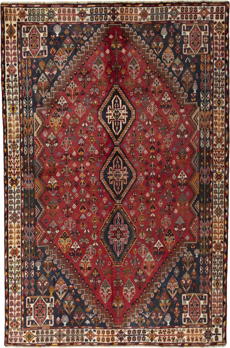 Perserteppich Shiraz 262x169 262x169, Perserteppich Handgeknüpft