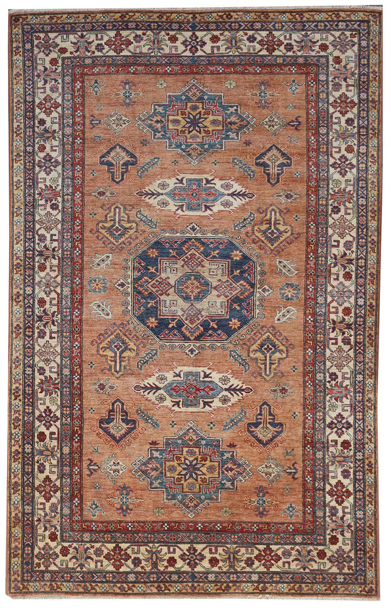 Afghan rug Kazak 285x173 285x173, Persian Rug Knotted by hand