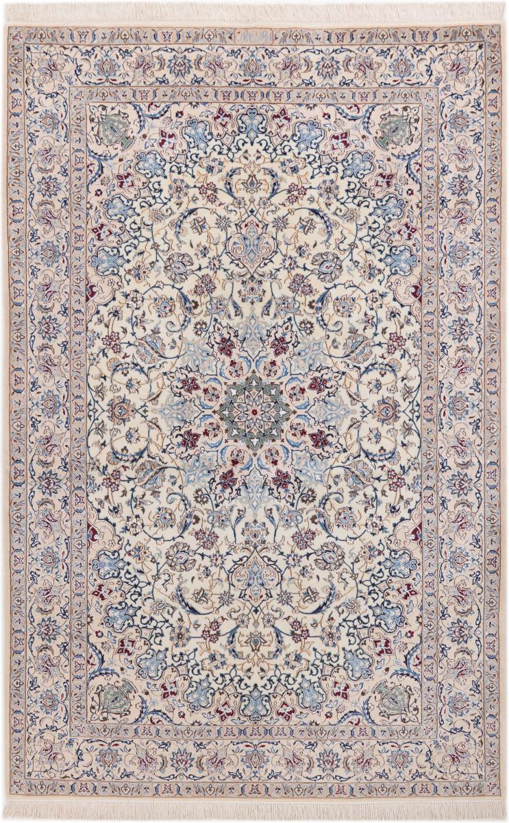 Persisk tæppe Nain 4La Habibian 203x130 203x130, Persisk tæppe Knyttet i hånden