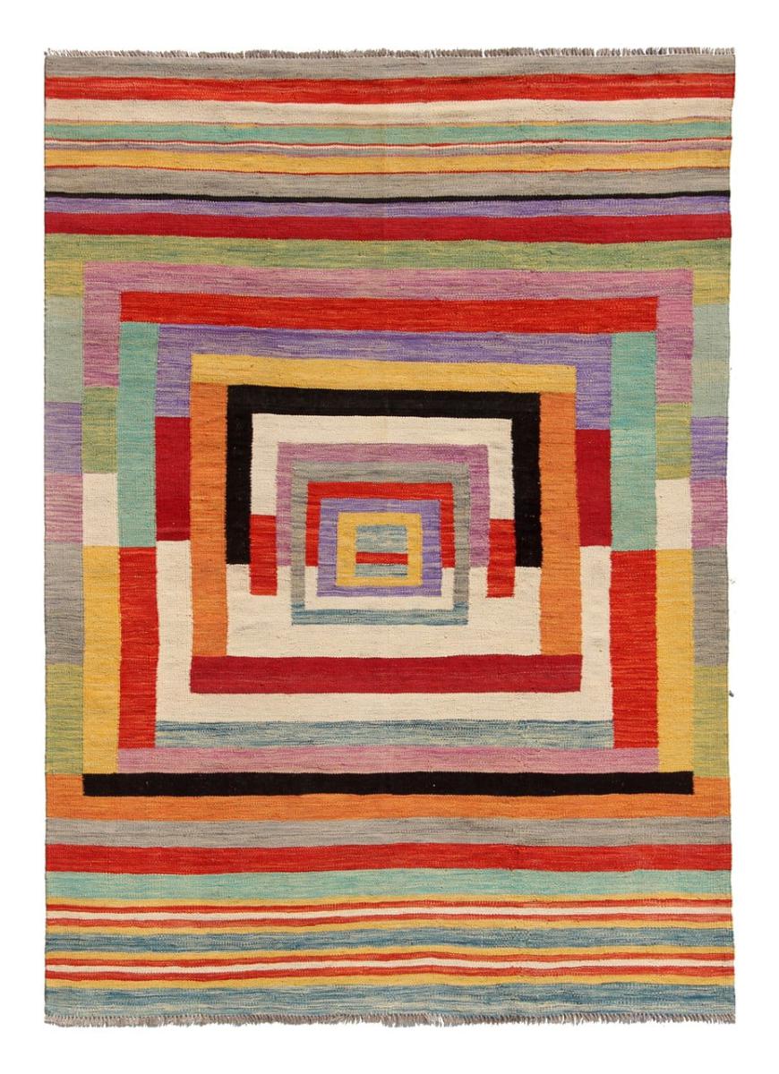 Alfombra afgana Kilim Afghan Edition 202x153 202x153, Alfombra persa Tejido a mano