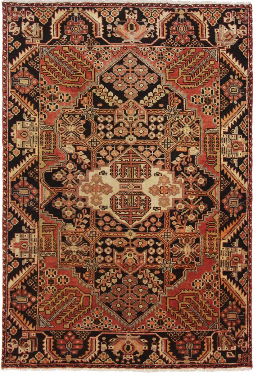 Tapete persa Shahsavan 203x138 203x138, Tapete persa Atado à mão