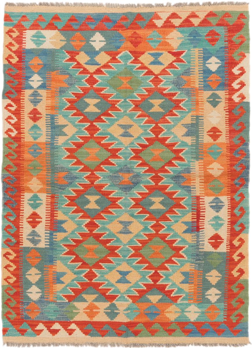 Tapete afegão Kilim Afegão 145x103 145x103, Tapete persa Tecido à mão