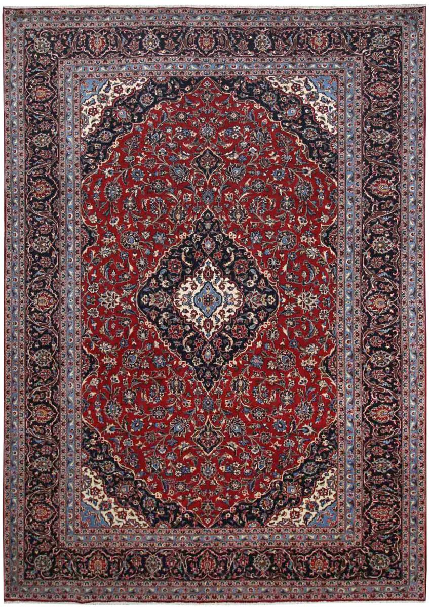 Tapete persa Keshan 346x249 346x249, Tapete persa Atado à mão