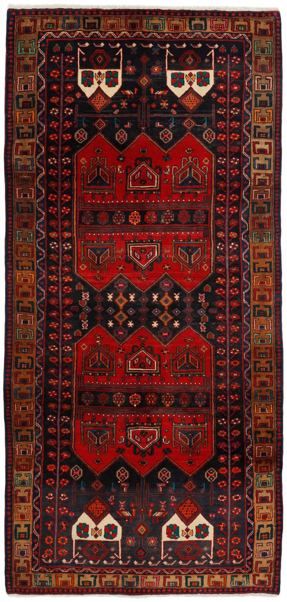 Tapis persan Ghashghai 291x131 291x131, Tapis persan Noué à la main