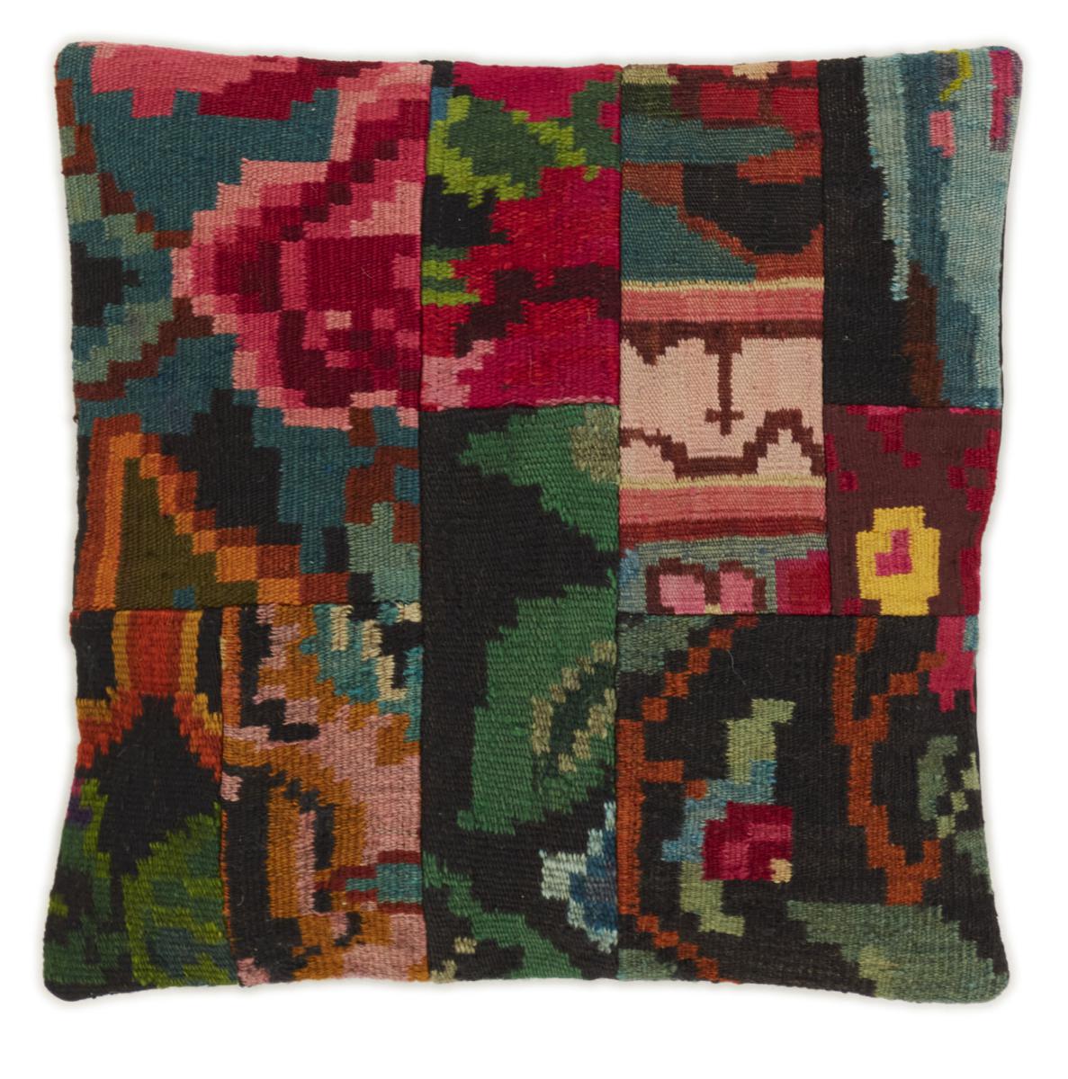 Tappeto indiano Rosen Kilim Kissen 49x49 49x49, Tappeto persiano Tessuto a mano