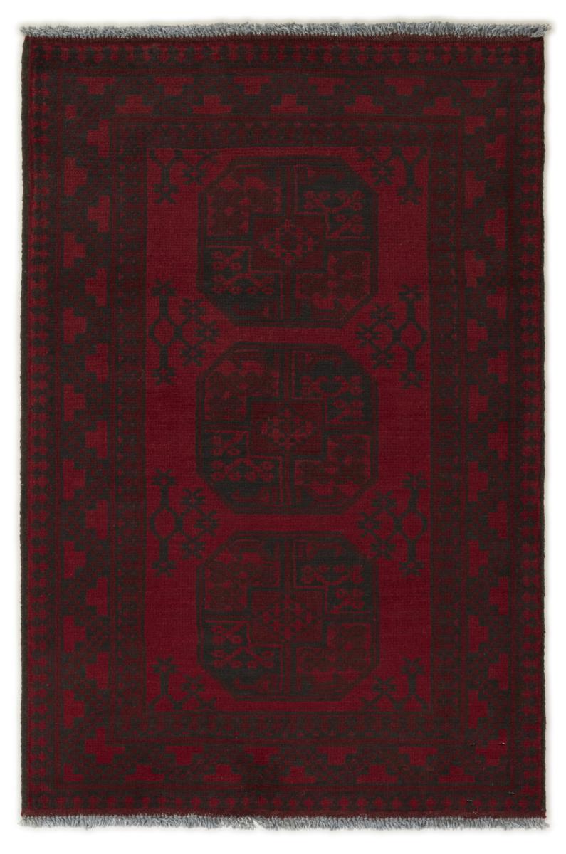 Afghansk tæppe Afghan Akhche 123x84 123x84, Persisk tæppe Knyttet i hånden