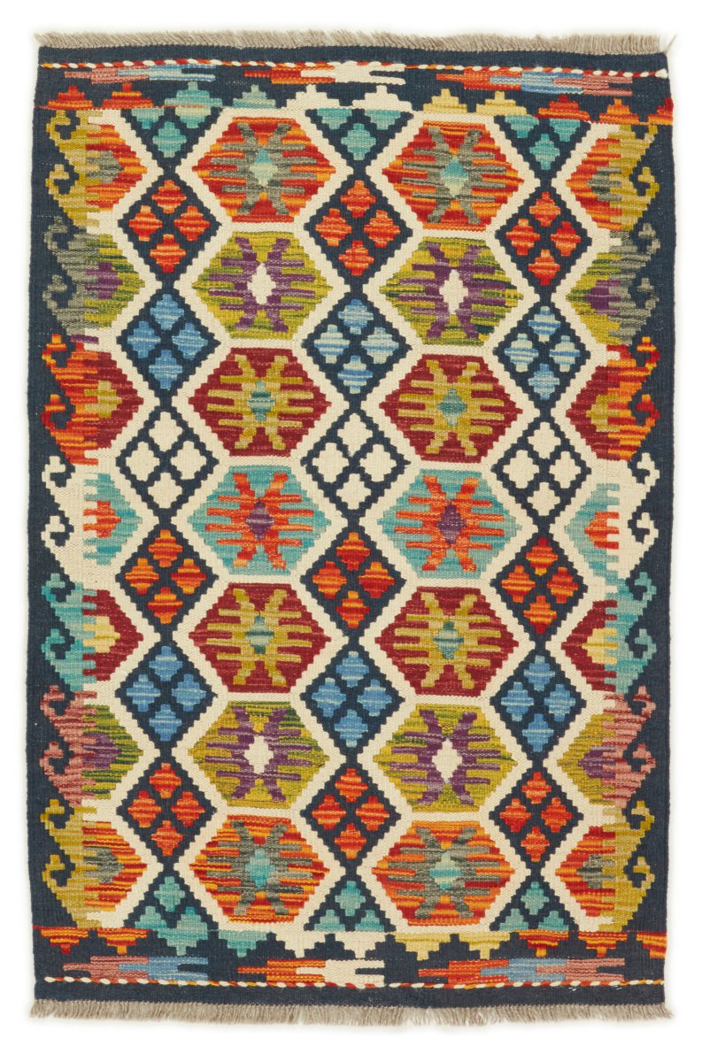 Afghansk teppe Kelim Afghan 123x81 123x81, Persisk teppe Håndvevd