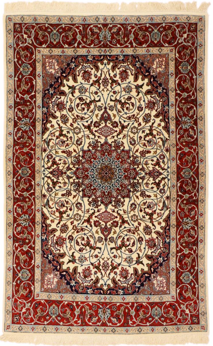 Tapete persa Isfahan Fio de Seda 169x107 169x107, Tapete persa Atado à mão