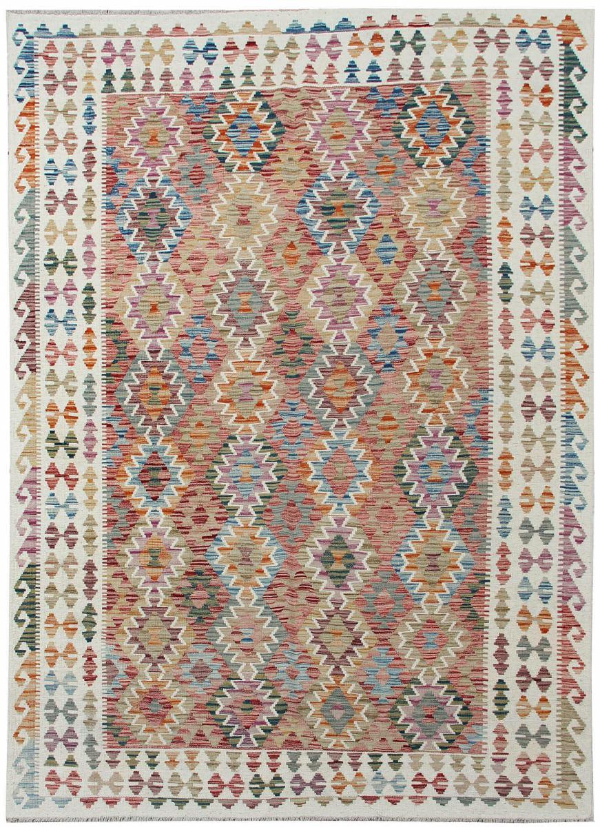 Tapete afegão Kilim Afegão 253x184 253x184, Tapete persa Tecido à mão