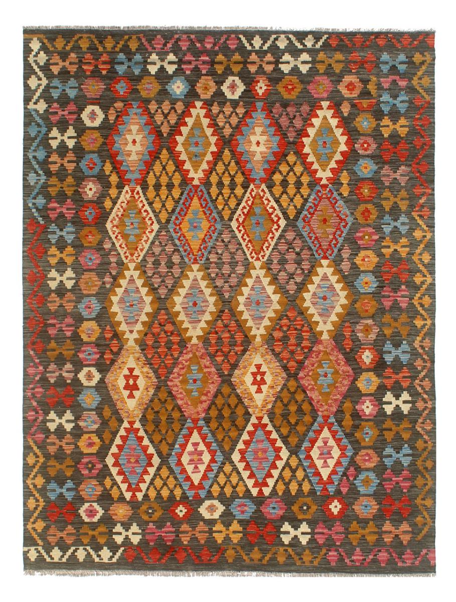 Afghan rug Kilim Afghan 8'0"x5'11" 8'0"x5'11", Persian Rug Woven by hand